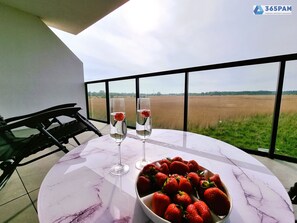 Comfort-Apartment, Gartenblick | Balkon