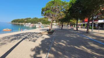 Beach nearby, white sand