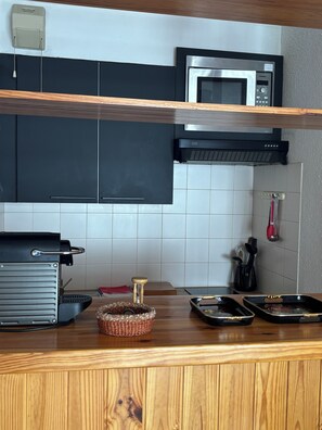 Private kitchen - Appartement à la montagne dans une petite résidence (Méribel)