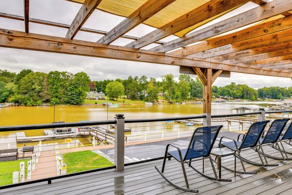 Cottage (1 Bedroom) | Interior - Pool Access + Views: Serene Cottage at Lake Norman (Sherrills Ford)