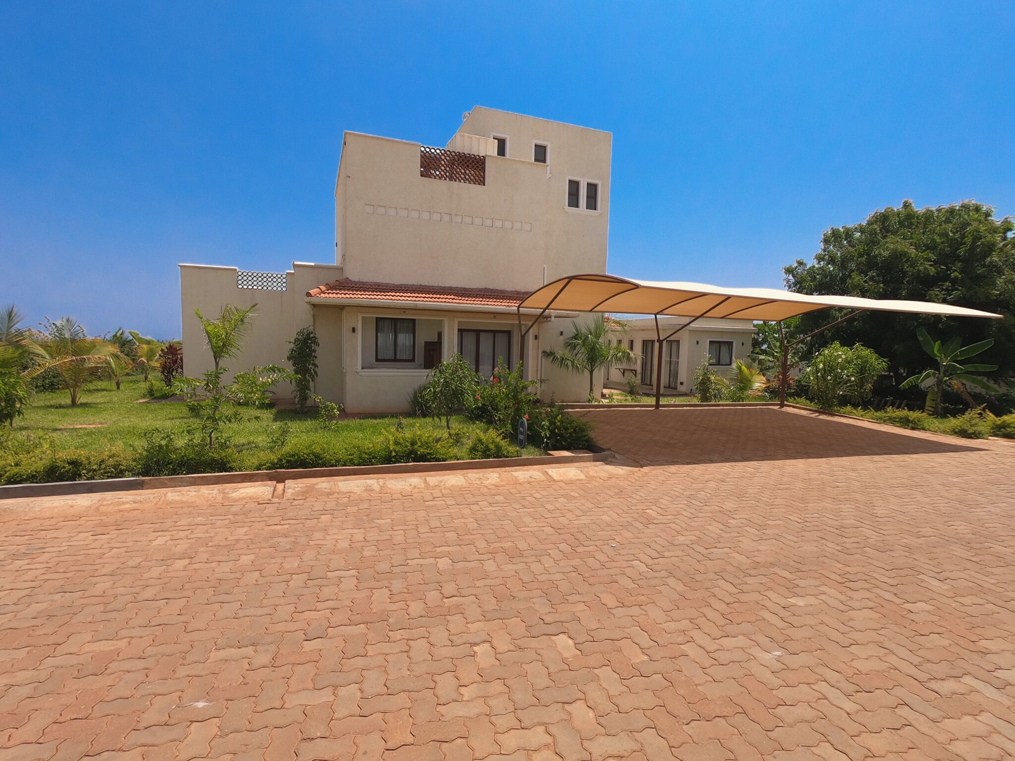 Fassade der Unterkunft