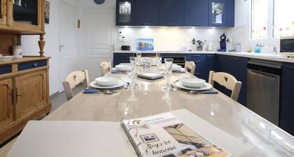 Bright house near coastline with parking included