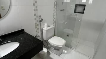 Towels, soap, toilet paper