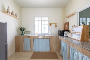 Familjevilla | Eget kök | Kaffe- och tebryggare och vattenkokare