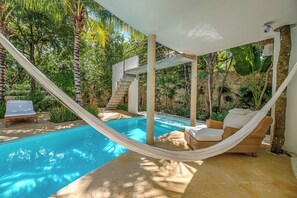 Piscine chauffée