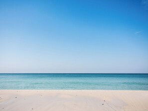 On the beach