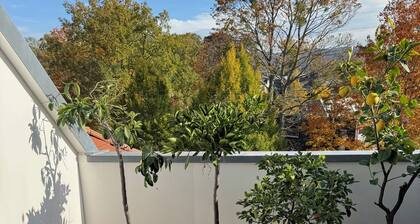 Denkmal-Villa in Dresden Kleinzschachwitz unweit der Elbe und Schloss Pillnitz.