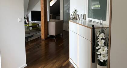 Denkmal-Villa in Dresden Kleinzschachwitz unweit der Elbe und Schloss Pillnitz.