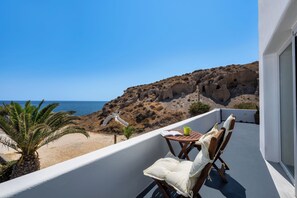 Apartamento superior, vista para o mar, sobre a água | Terraço/pátio