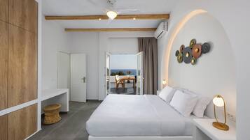 Superior-Apartment, Meerblick, auf dem Wassser | 2 Schlafzimmer, Bettwäsche aus ägyptischer Baumwolle