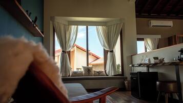 Premium Chalet, 1 Bedroom, Non Smoking, Mountain View | 1 bedroom, in-room safe, blackout drapes, soundproofing