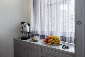 Blackout drapes, iron/ironing board, free WiFi