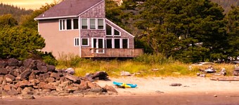 The Bay House | Siletz Bay Nearby | Fireplace