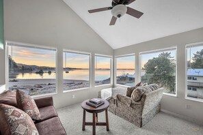 Interior - The Bay House | Siletz Bay Nearby | Fireplace (Lincoln City)