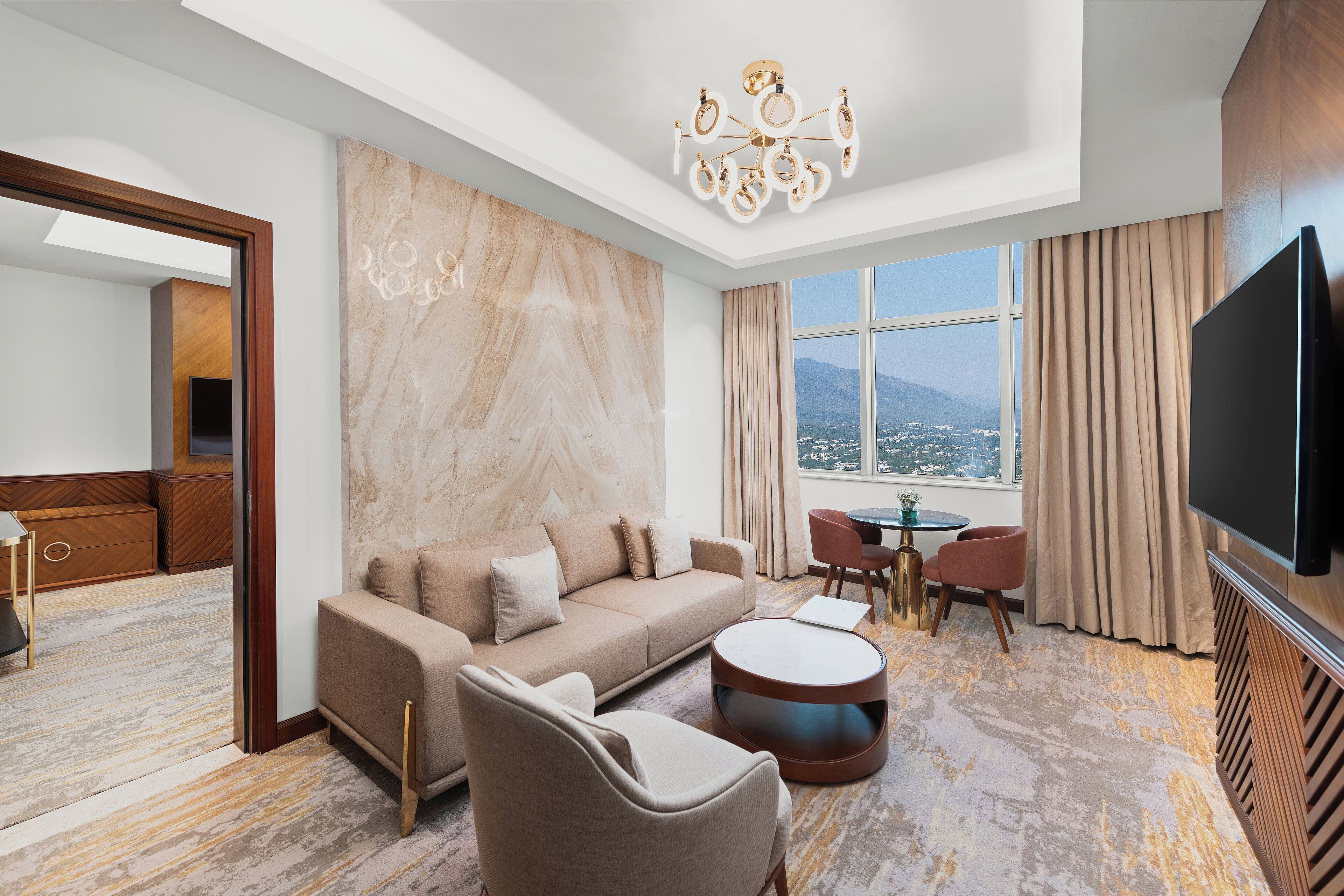 Executive-Suite, 1 King-Bett und Schlafsofa | Ausblick vom Zimmer