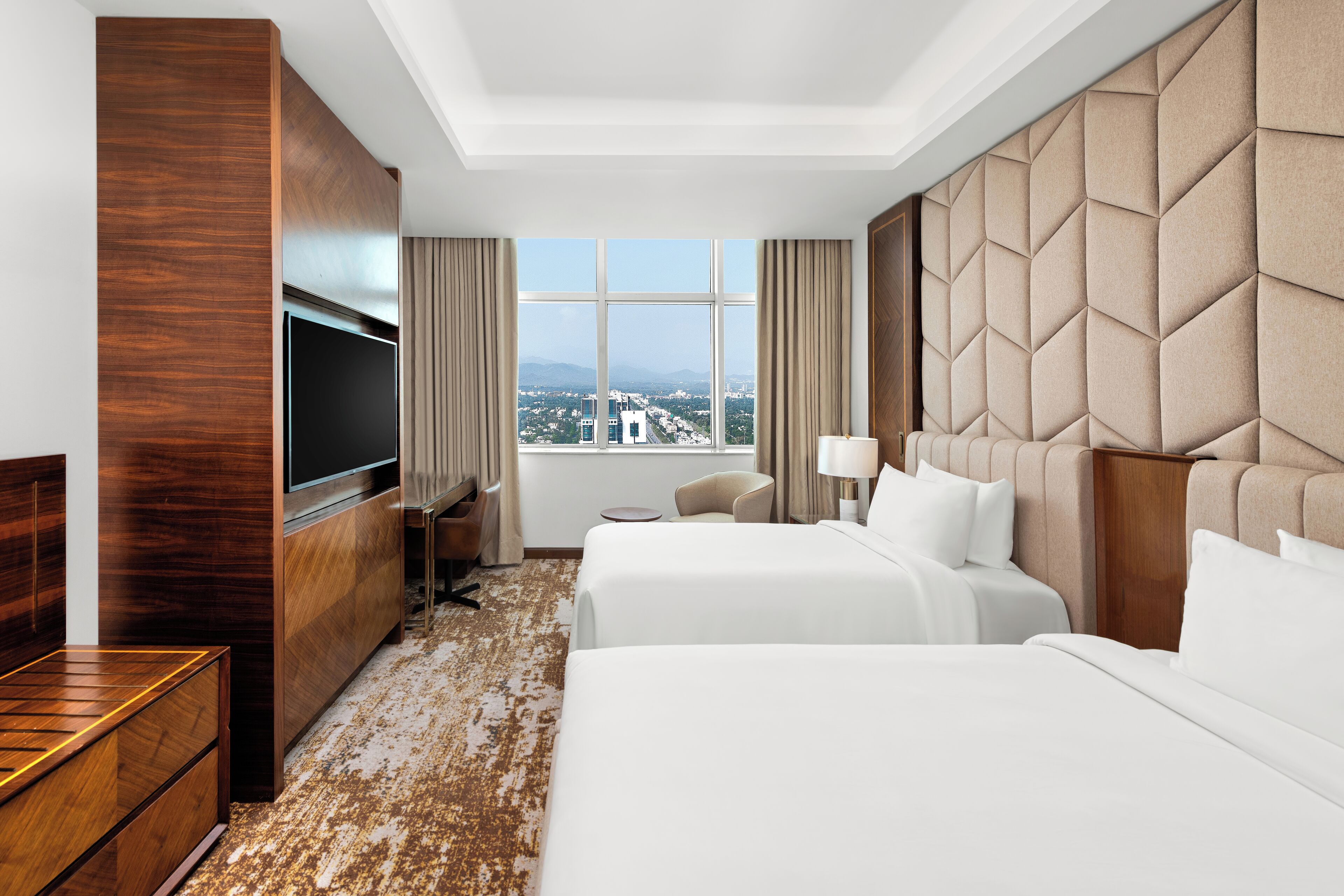 Klassieke kamer, 2 eenpersoonsbedden | Luxe beddengoed, donsdekens, een minibar, een kluis op de kamer