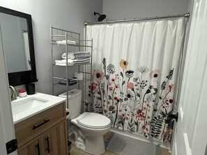 Towels, soap, toilet paper