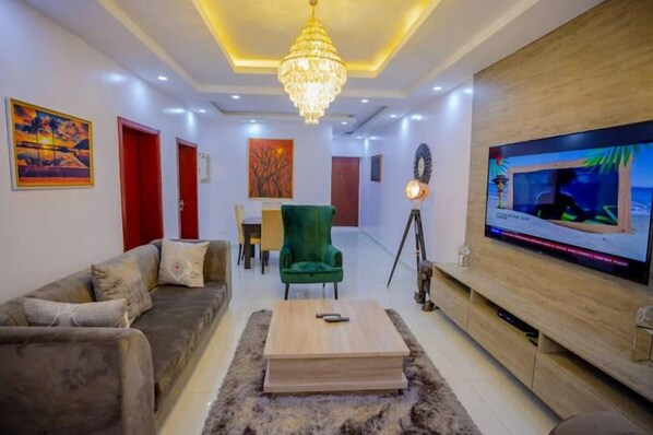 Junior Room, Balcony, City View | Living area - Lilly Grand Luxury Hotel and Apartment (Abuja)