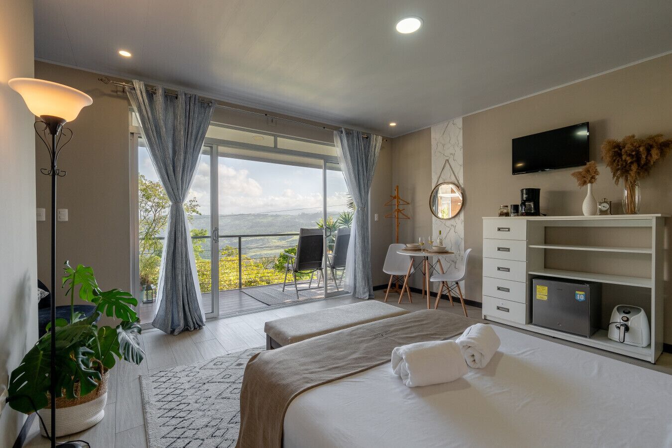 1 sovrum, skrivbord, gratis wi-fi och sängkläder