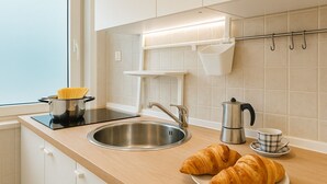 Leilighet – comfort, terrasse, strandutsikt | Eget kjøkken