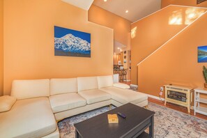 TV connectée, cheminée