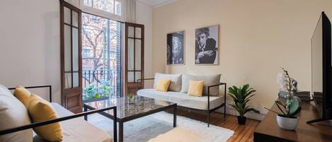 Casa adosada, 2 habitaciones | Zona de estar