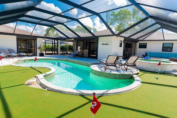 Piscine chauffée