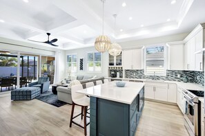 Fridge, microwave, oven, stovetop - New! Ocean Whisper - 4 Ensuites! Approx 1 Mile to the Beach! - Heated Pool/Spa! (Naples)