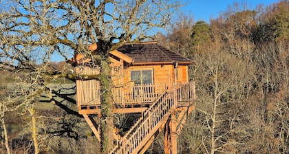 Nids en Perigord, cabane perchée avec Spa à 10min de Sarlat