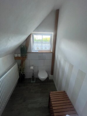 Shower, hair dryer, towels, soap - Logis Armin in the Landhaus Labes (Stechlin)