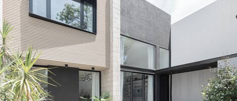 A szálláshely homlokzata