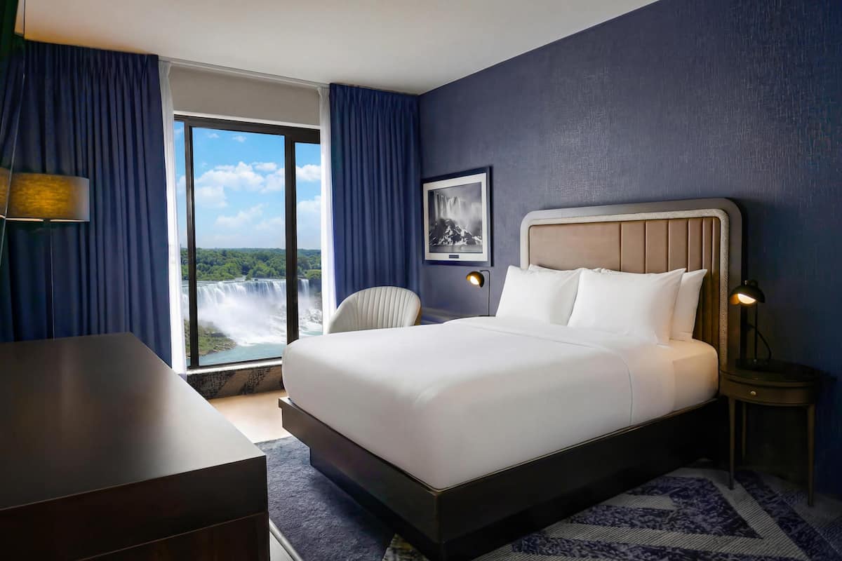 In-room safe, laptop workspace, blackout curtains, iron/ironing board