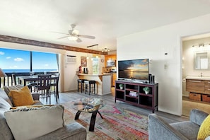 TV, DVD player, offices