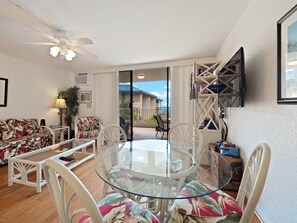TV, DVD player, offices