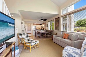 TV, DVD player, stereo, offices