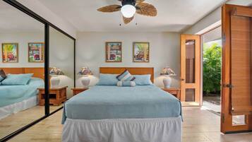 2 bedrooms, iron/ironing board, travel crib, WiFi