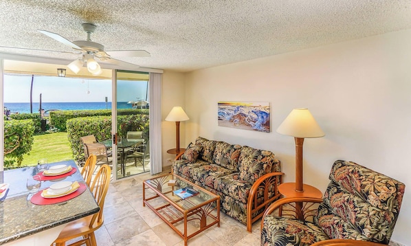 TV, DVD player, offices