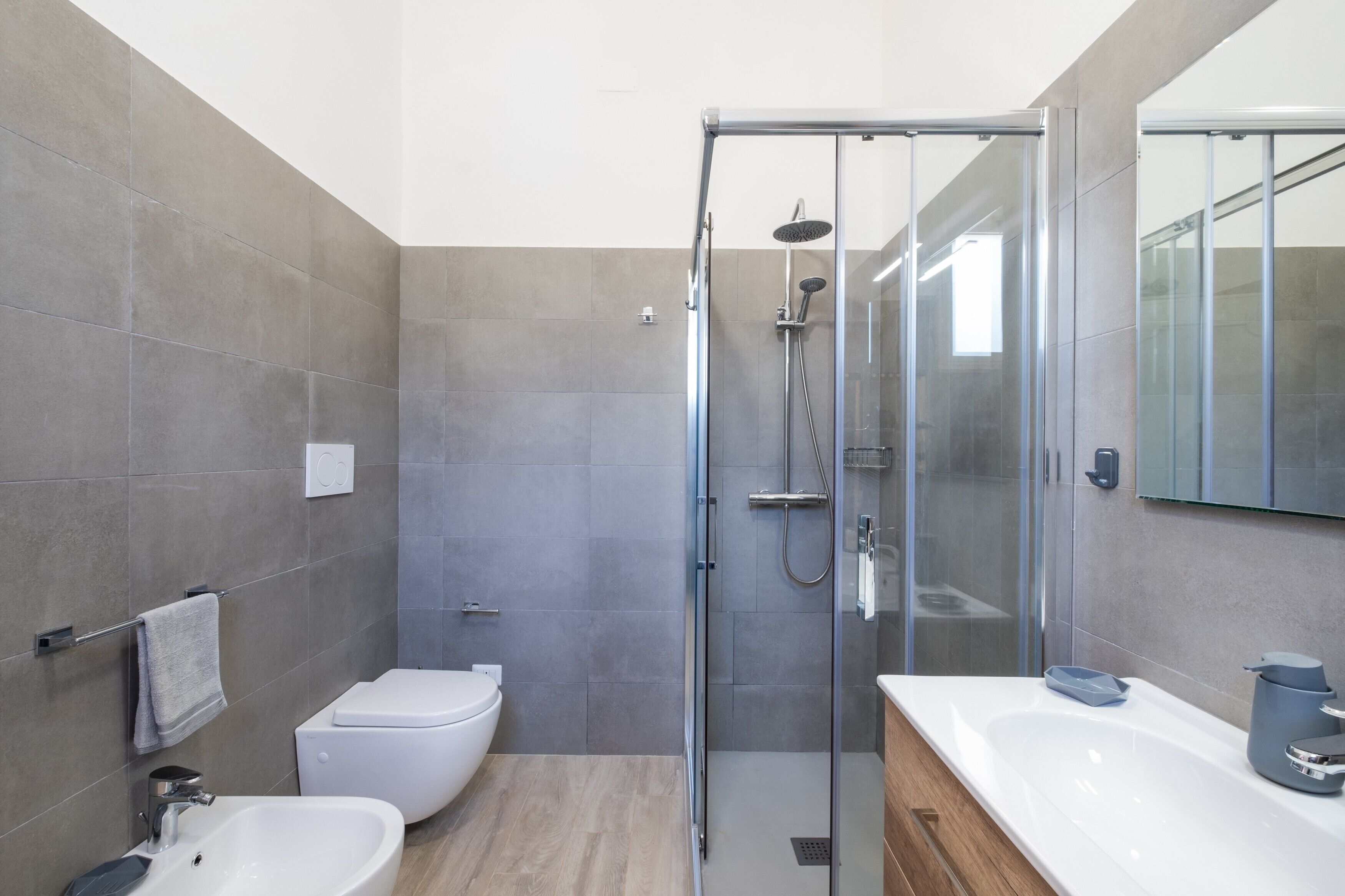 Dusche, Handtücher