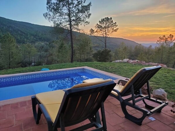 Pool - Casa Alfarobeira, vila for 4P+baby with private pool in natural protect erea (São Bartolomeu de Messines)