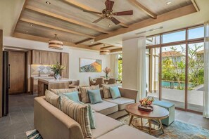 42-inch flat-screen TV with digital channels - Beachside Villa: 2BR Private Pool & Breakfast (Da Nang)