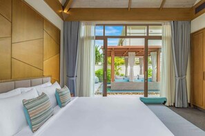 3 bedrooms, individually decorated, individually furnished, bed sheets - Luxe 5 Star Villa Private Pool Resort Access (Da Nang)