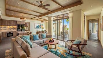 42-inch flat-screen TV with digital channels