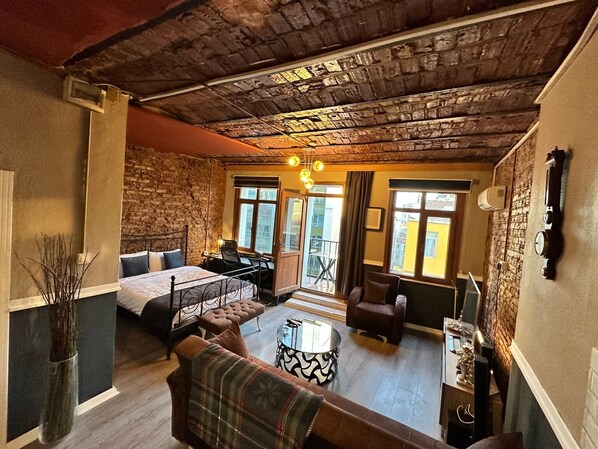 Suite monolocale Premium | Area soggiorno | Smart TV, console per videogiochi, Netflix, Hulu