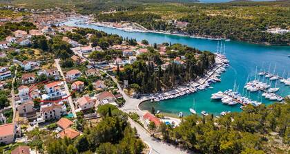 Villa Milna Bay, heated pool, Milna, Brač Island