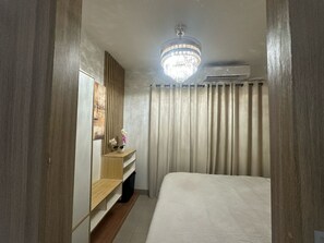 1 Schlafzimmer, Bügeleisen/Bügelbrett, Reisekinderbett, kostenloses WLAN