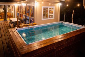 Terrace/patio - Perfect Party Jungle Getaway with AC and Private Pool. (Akumal-San Martin-Akumal)