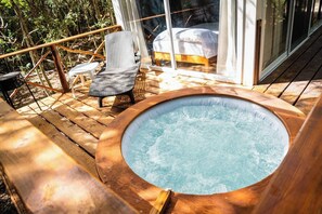 Terrace/patio - Romantic Getaway in the Jungle with AC (Akumal-San Martin-Akumal)