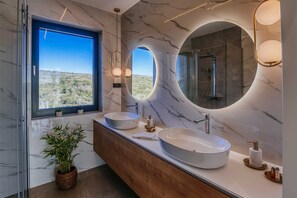 Hair dryer, towels - Premium, modern and luxurious Villa AMore (Sukošan)