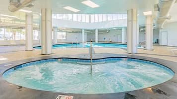 Indoor pool, outdoor pool