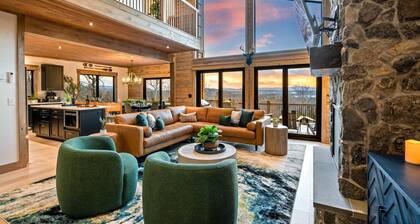 Epic Views, GameRm+Theatre, HTub, Sauna, 9mi Sunday River